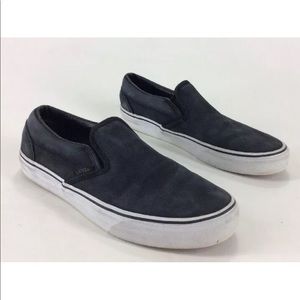 Vans Slip on Shoes Black Leather